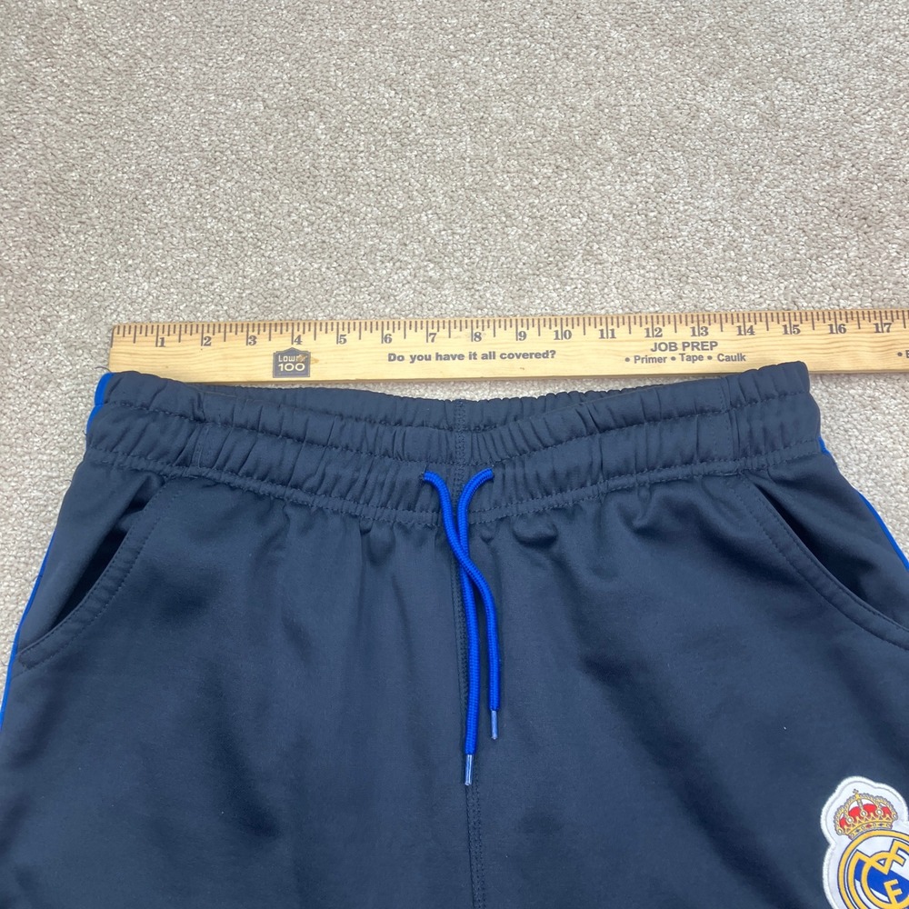 Real Madrid Mens L Joggers Navy Blue Soccer Training Pants RN139146 - Picture 6 of 8